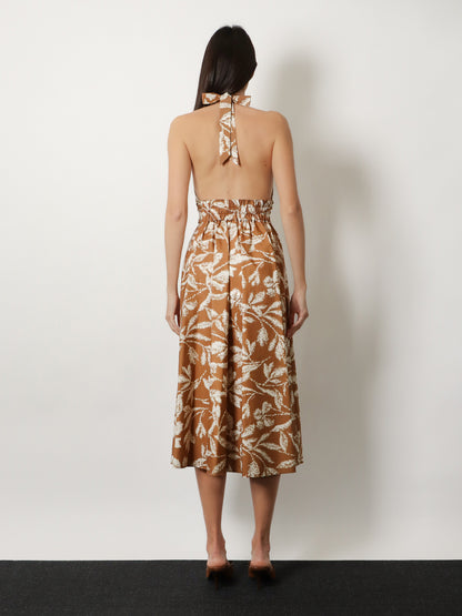 Mxmebella printed cotton dress thumbnail