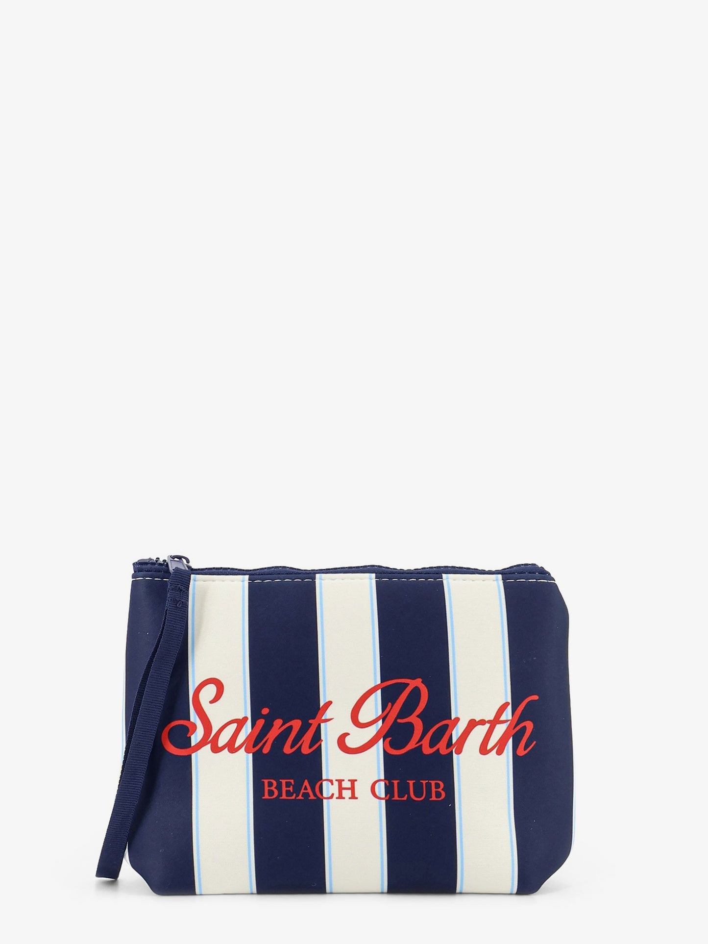 Pochette Aline in scuba con motivo a righe