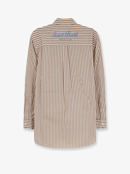 Brigitte striped cotton shirt thumbnail