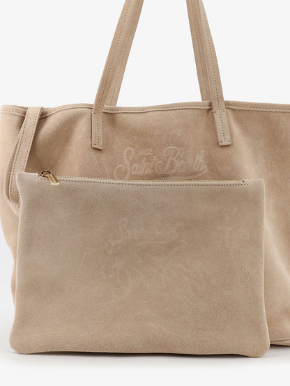 City bag shoulder bag in suede thumbnail