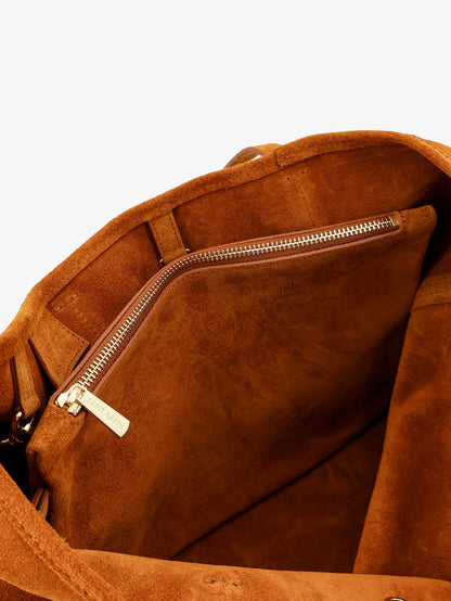 City suede shoulder bag thumbnail