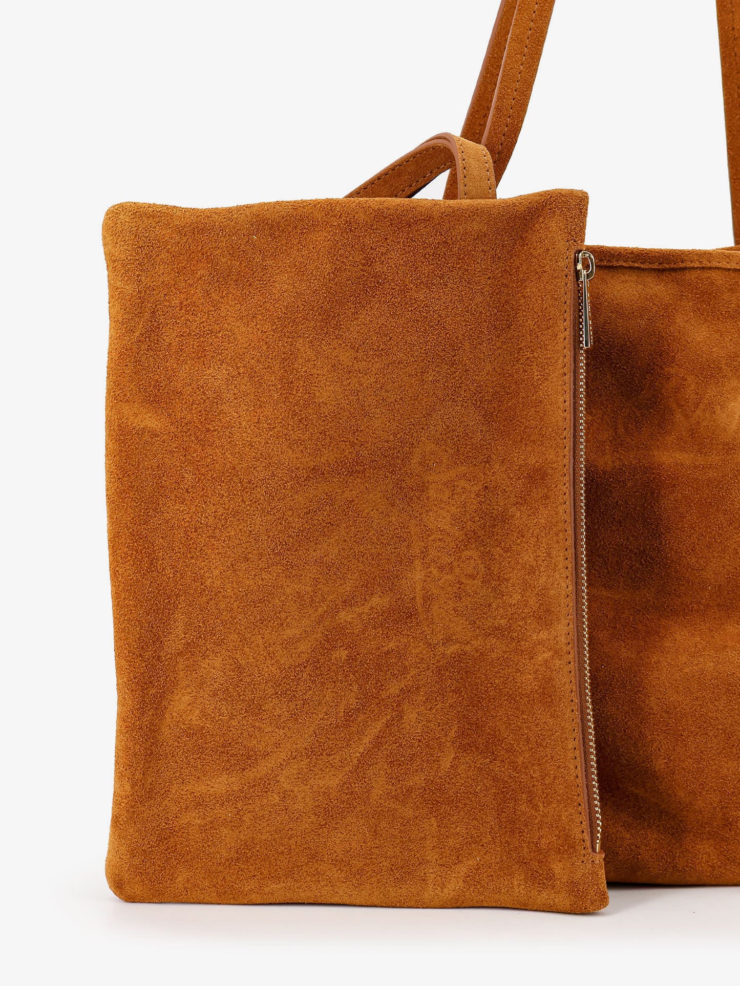 City suede shoulder bag