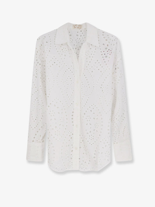 Camicia Cristal in pizzo sangallo