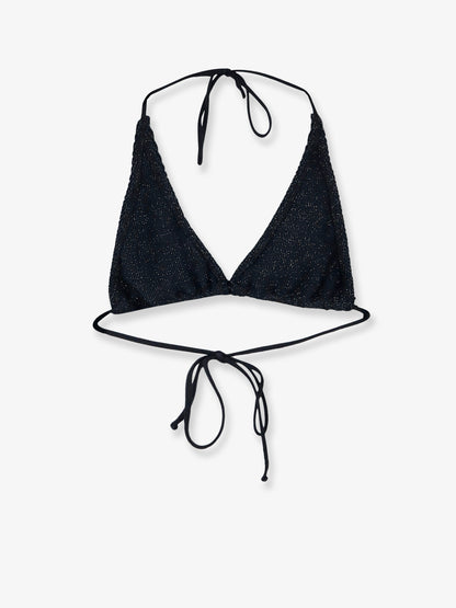 Guiana Crinkle Lurex Bikini Top thumbnail