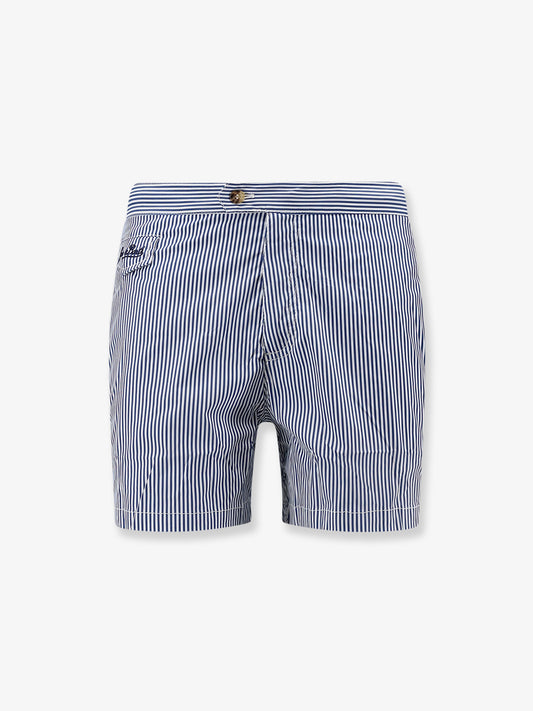 Harrys nylon swim shorts with striped print