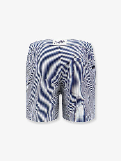 Harrys nylon swim shorts with striped print thumbnail