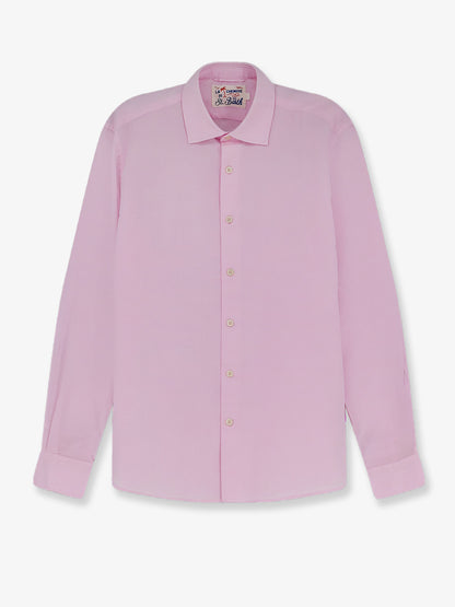 Cotton shirt with front embroidered logo thumbnail