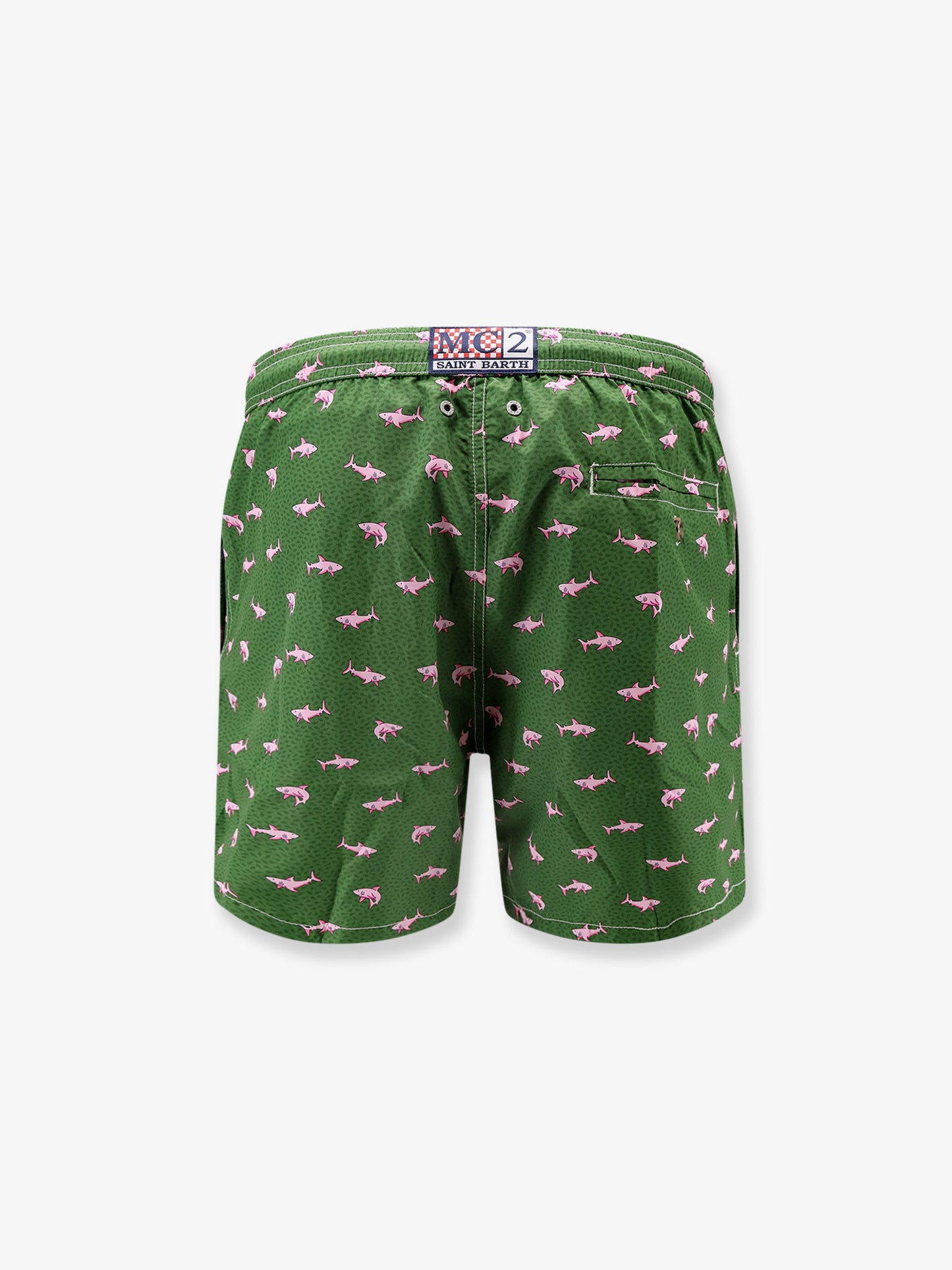 Recycled material swim trunks
