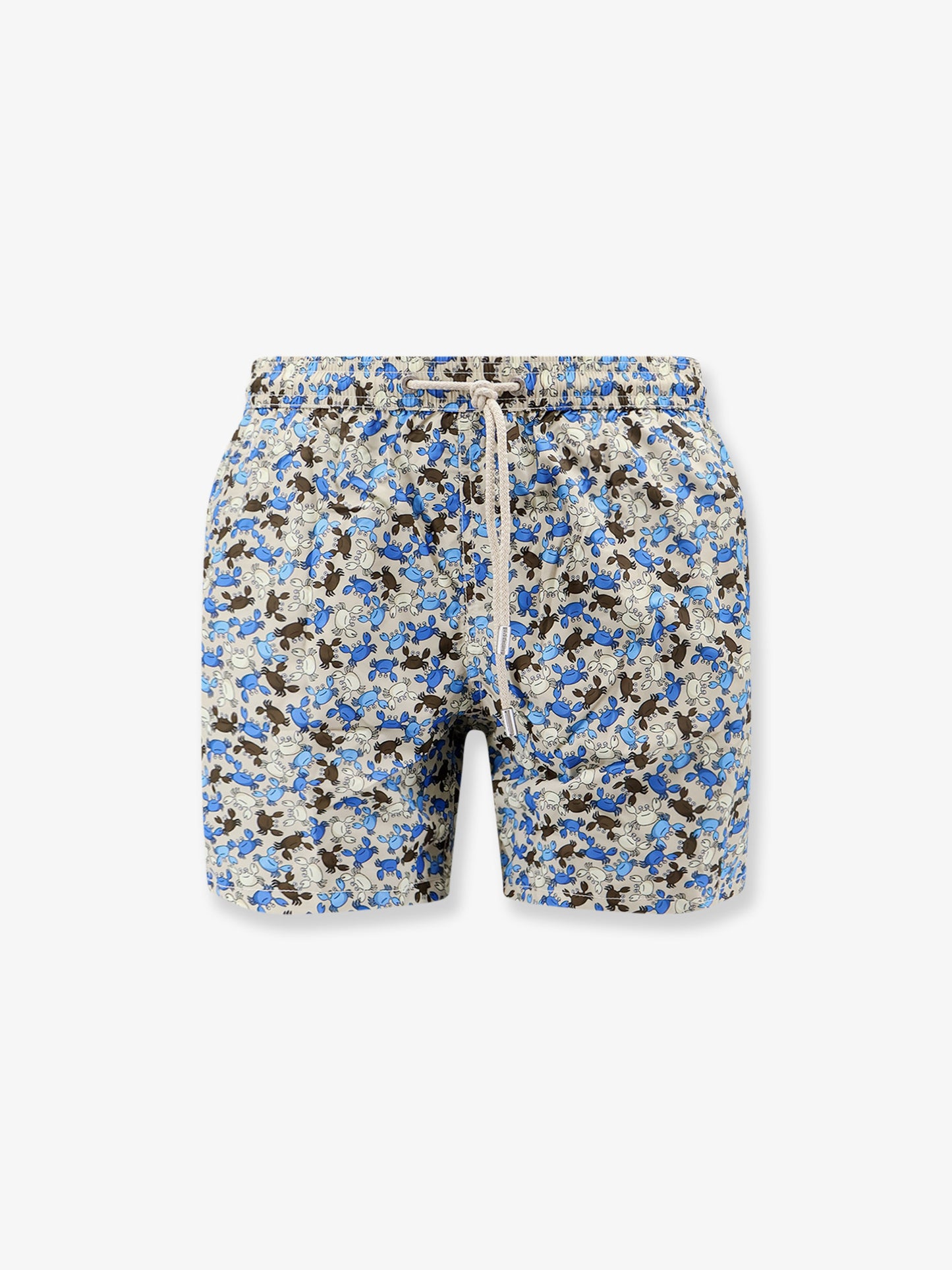 Nylon swim shorts with micro-pattern