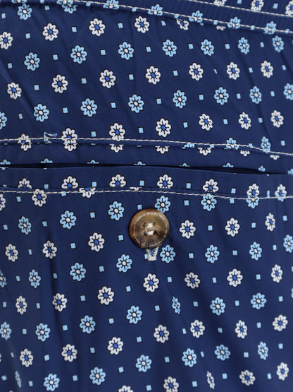 Nylon swim shorts with all-over micro pattern thumbnail