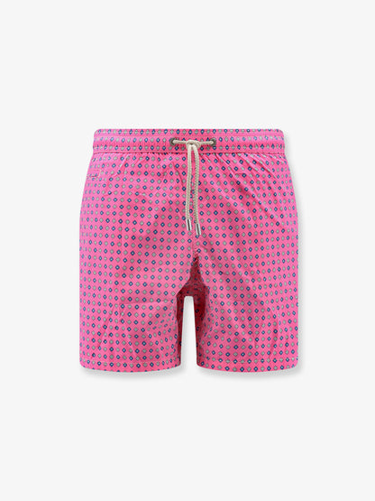 Nylon swim shorts with an all-over micro pattern thumbnail