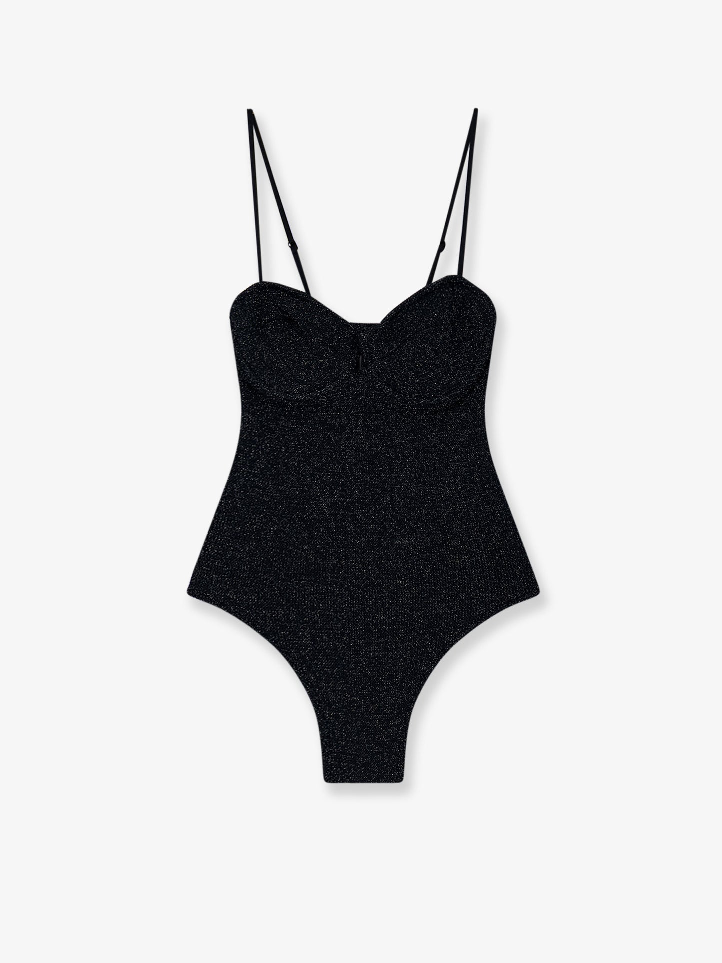 Medea one-piece lurex fabric swimsuit