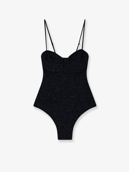 Medea one-piece lurex fabric swimsuit thumbnail