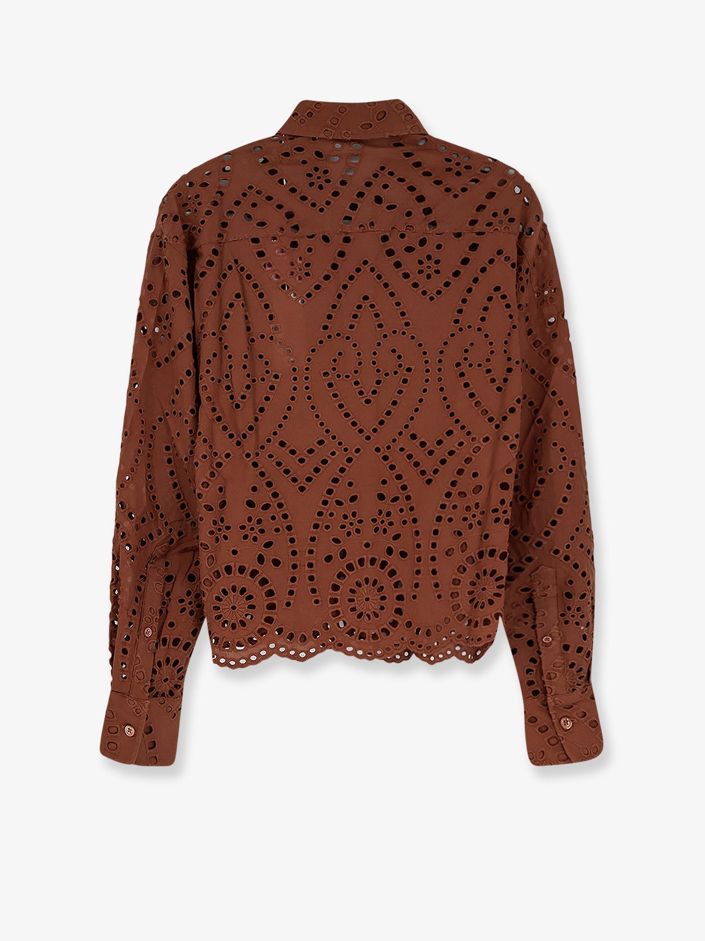 Sangallo lace Oriane shirt