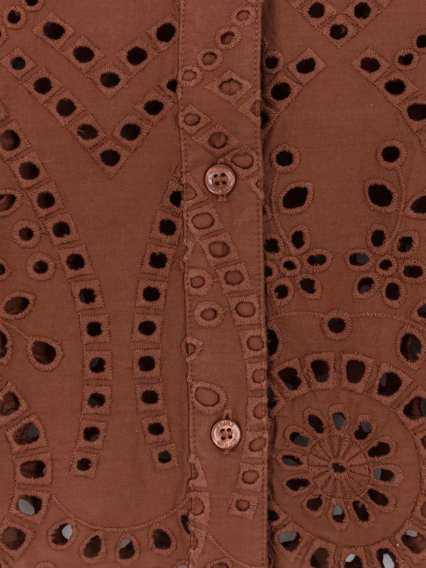 Sangallo lace Oriane shirt