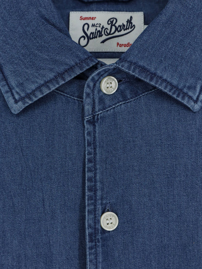Raphael Light Denim Shirt thumbnail
