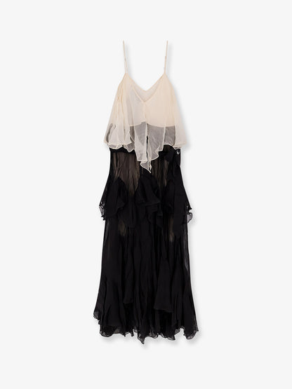 Belvy long viscose dress thumbnail