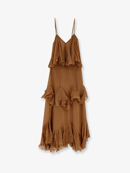 Long viscose dress thumbnail