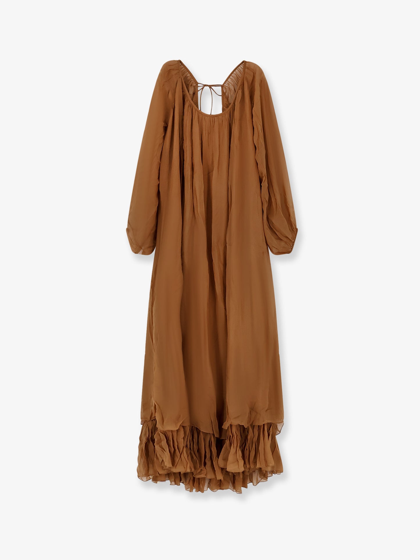 Crash long viscose dress