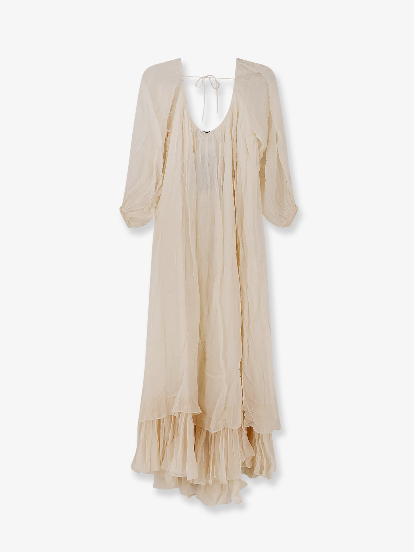 Viscose Crash long dress