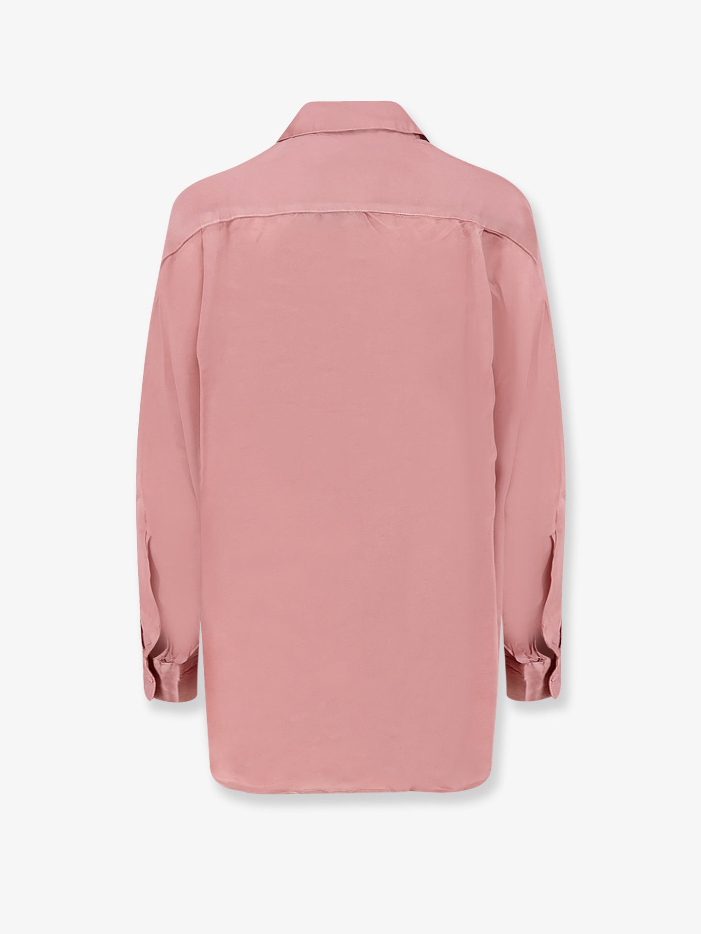 Prune viscose shirt