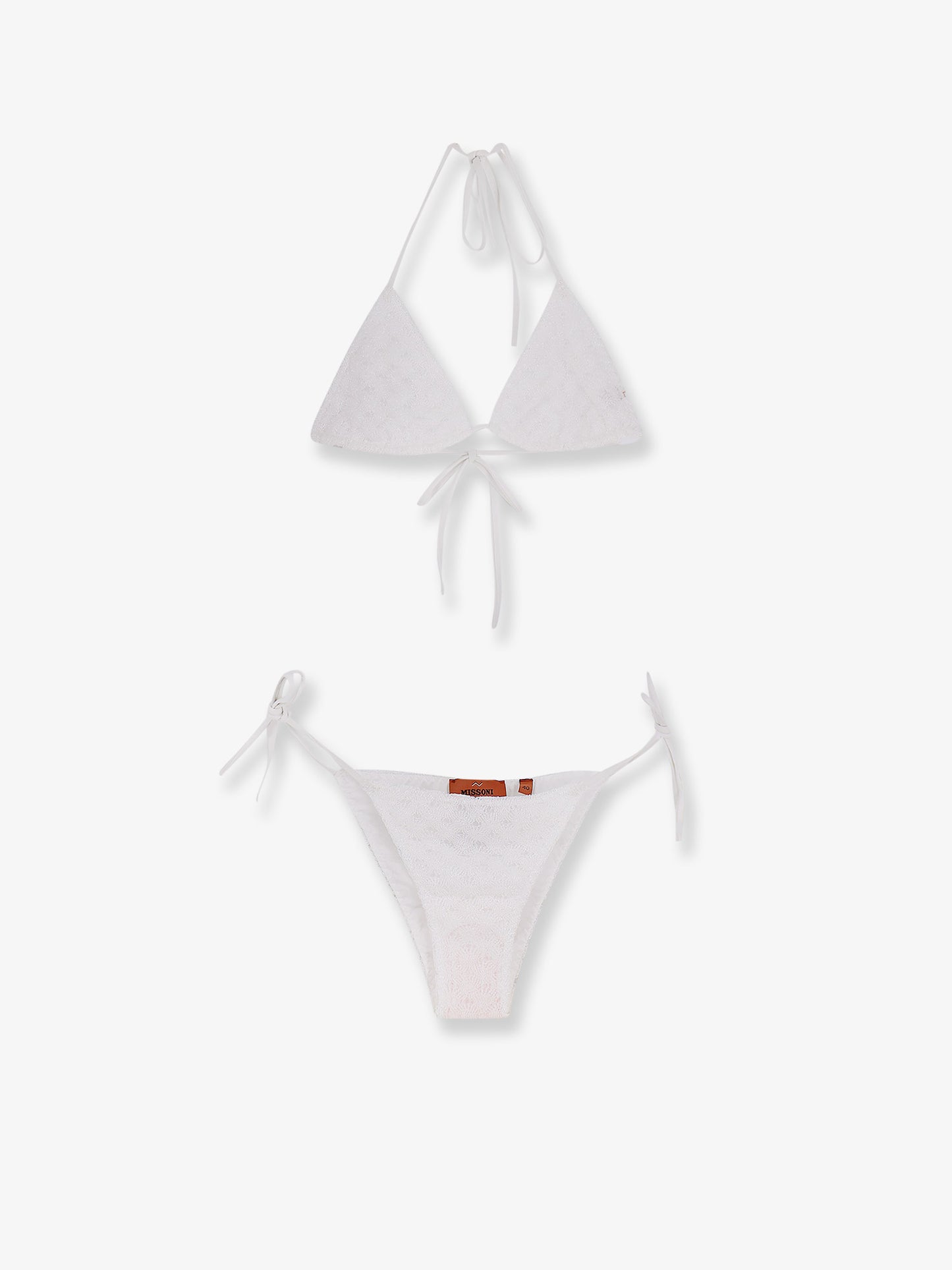 Embroidered and lined bikini
