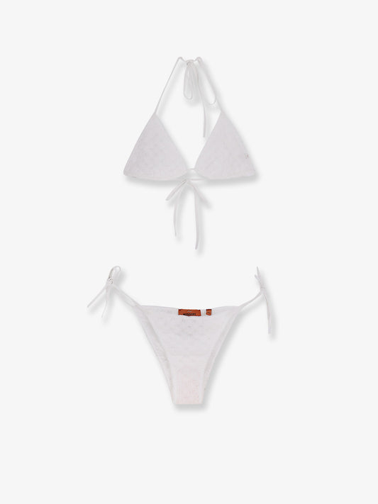 Embroidered and lined bikini
