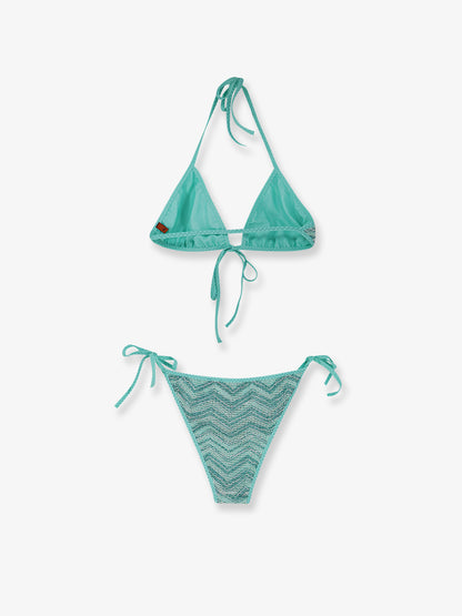 Bikini with embroidey and sequins thumbnail
