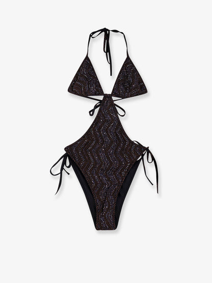 Viscose blend one piece swimsuit thumbnail