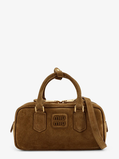 Arcadie suede shoulder bag thumbnail