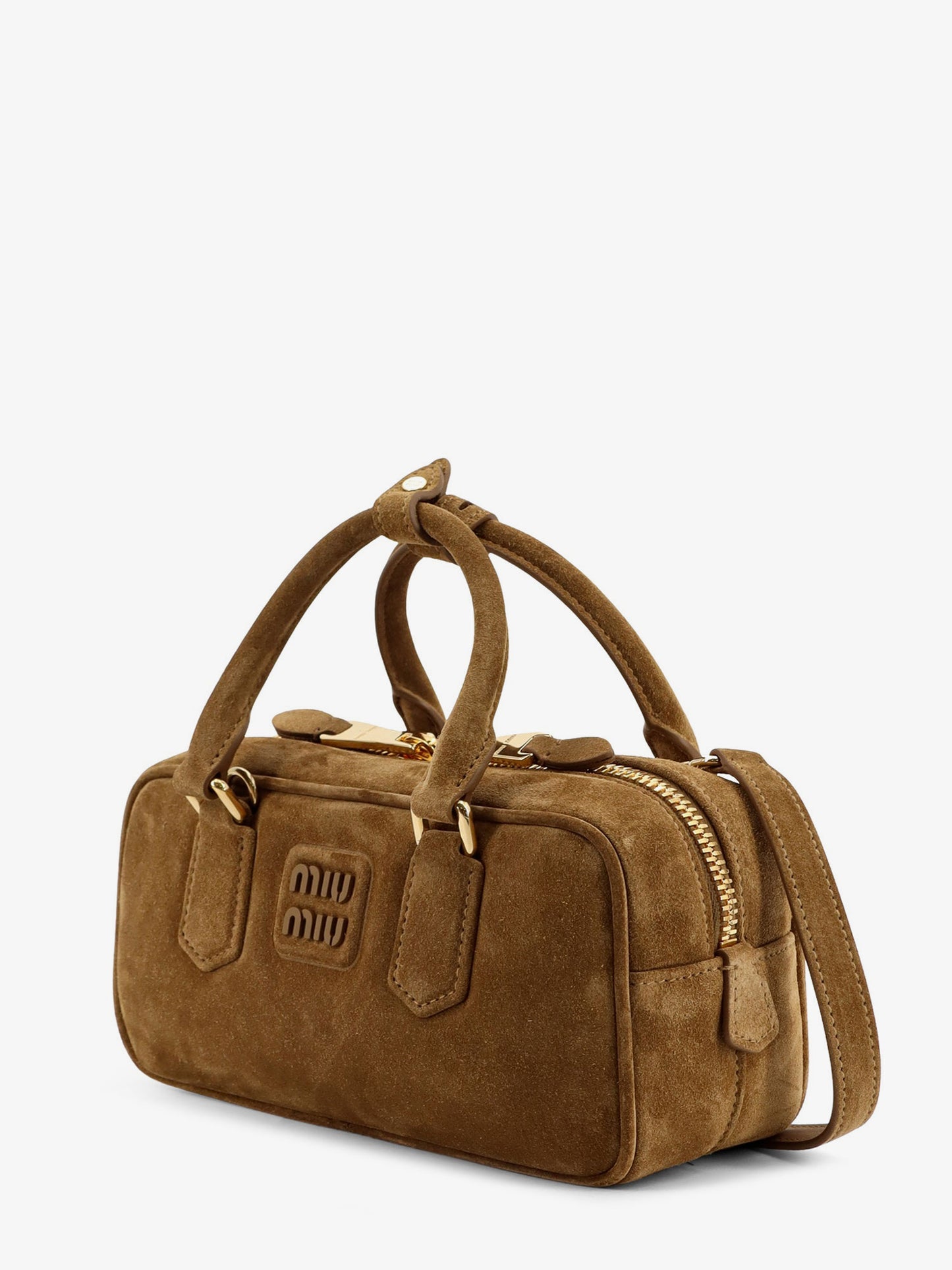 Arcadie suede shoulder bag