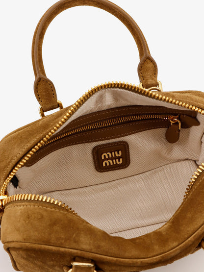 Arcadie suede shoulder bag thumbnail