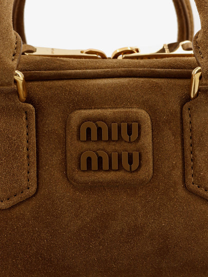 Arcadie suede shoulder bag thumbnail