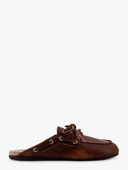 Délavé leather sabot thumbnail