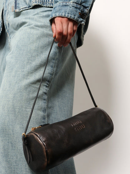 Leather Mini Aviator crossbody bag thumbnail