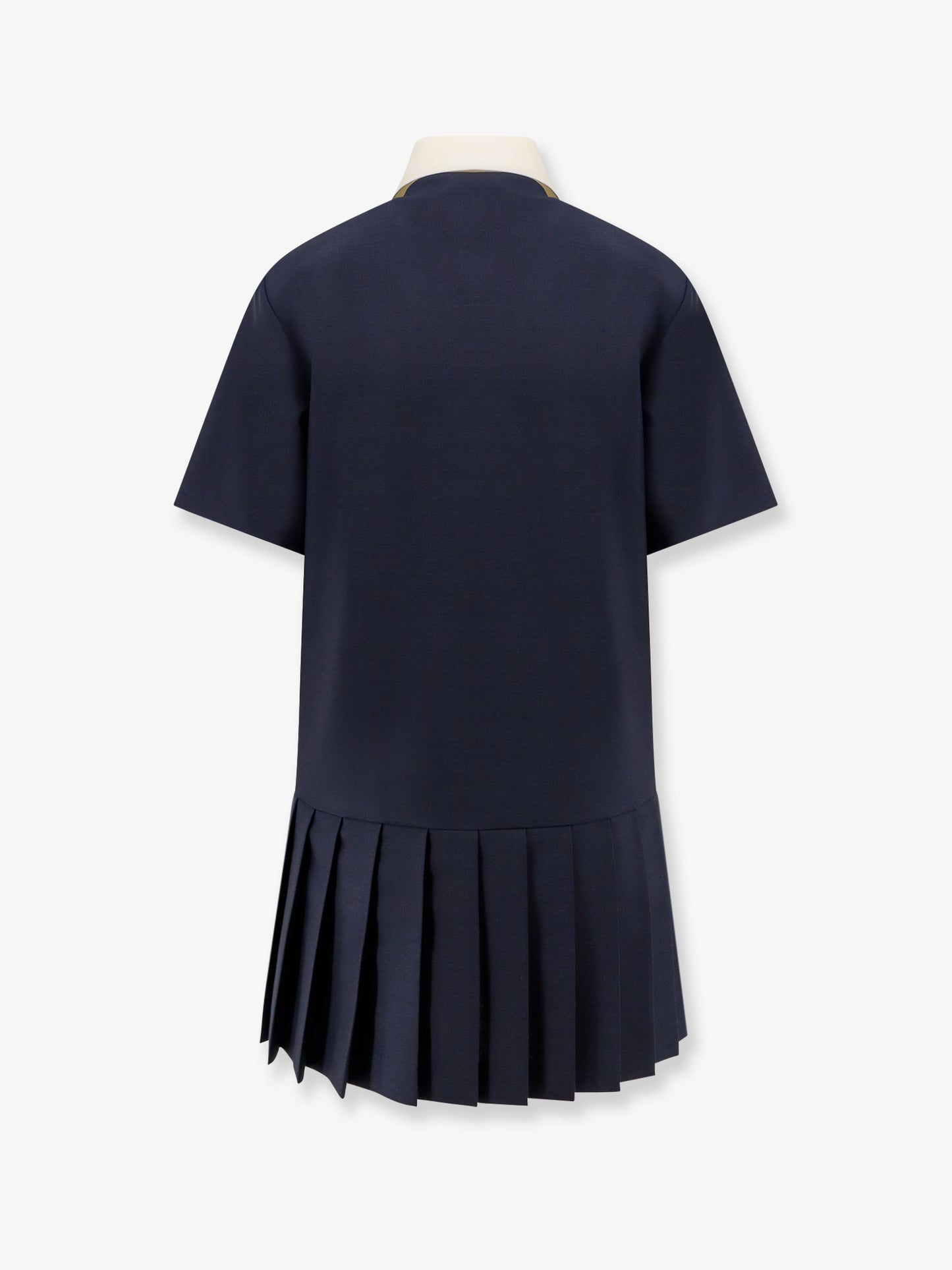 Vestito corto in mohair e lana vergine