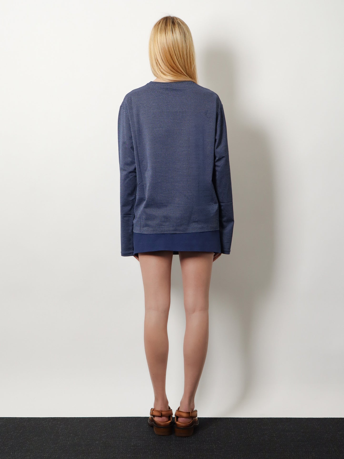 Two-tone jersey T-shirt with logo lettering