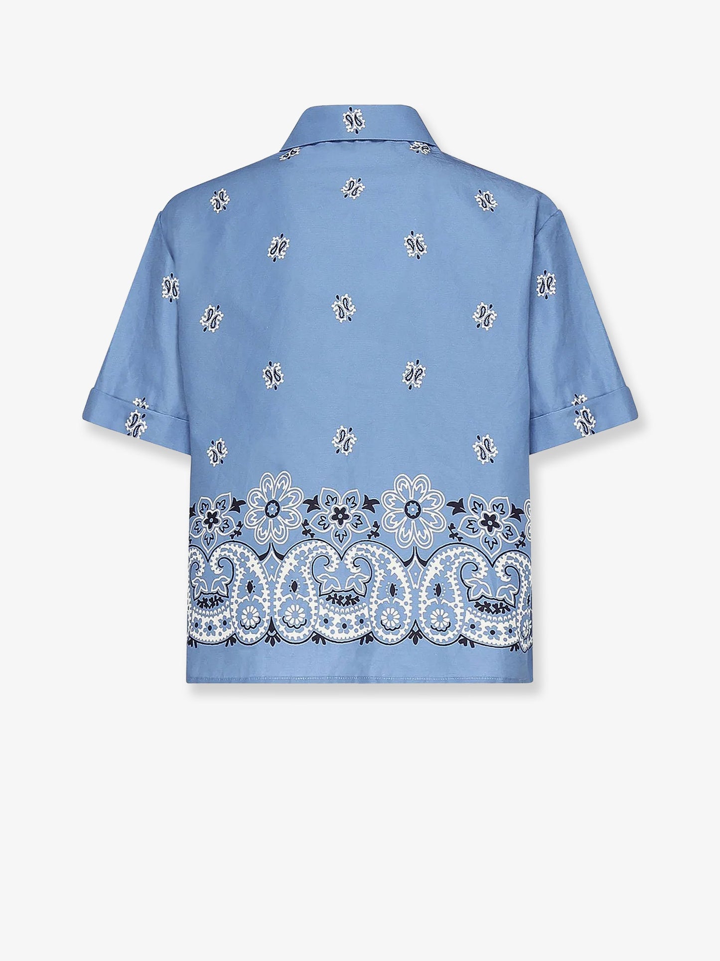 Camicia Bandana in lino e cotone