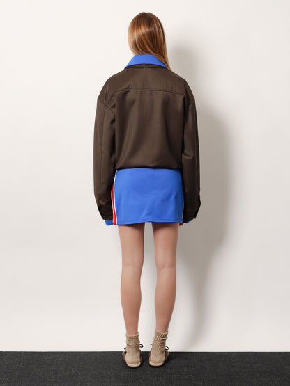 Recycled material mini skirt thumbnail