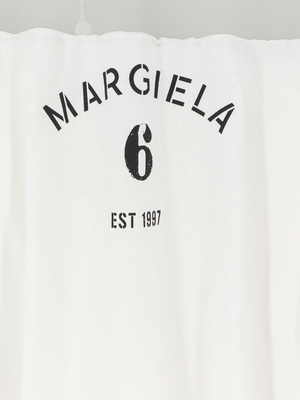 Cotton t-shirt with voile insert