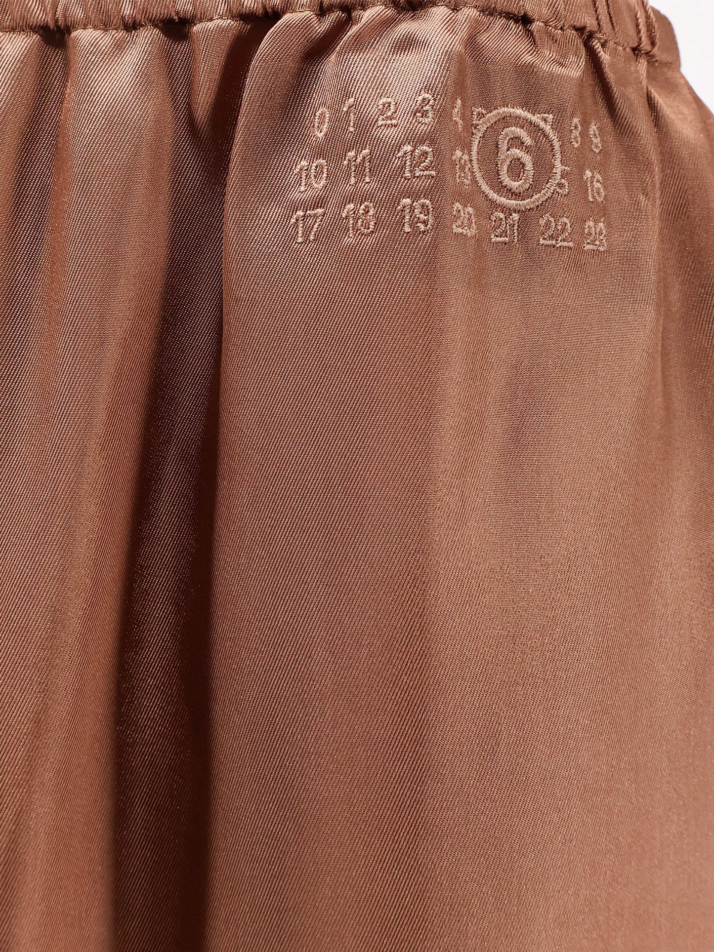 Cupro blend midi skirt