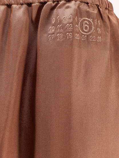 Cupro blend midi skirt thumbnail