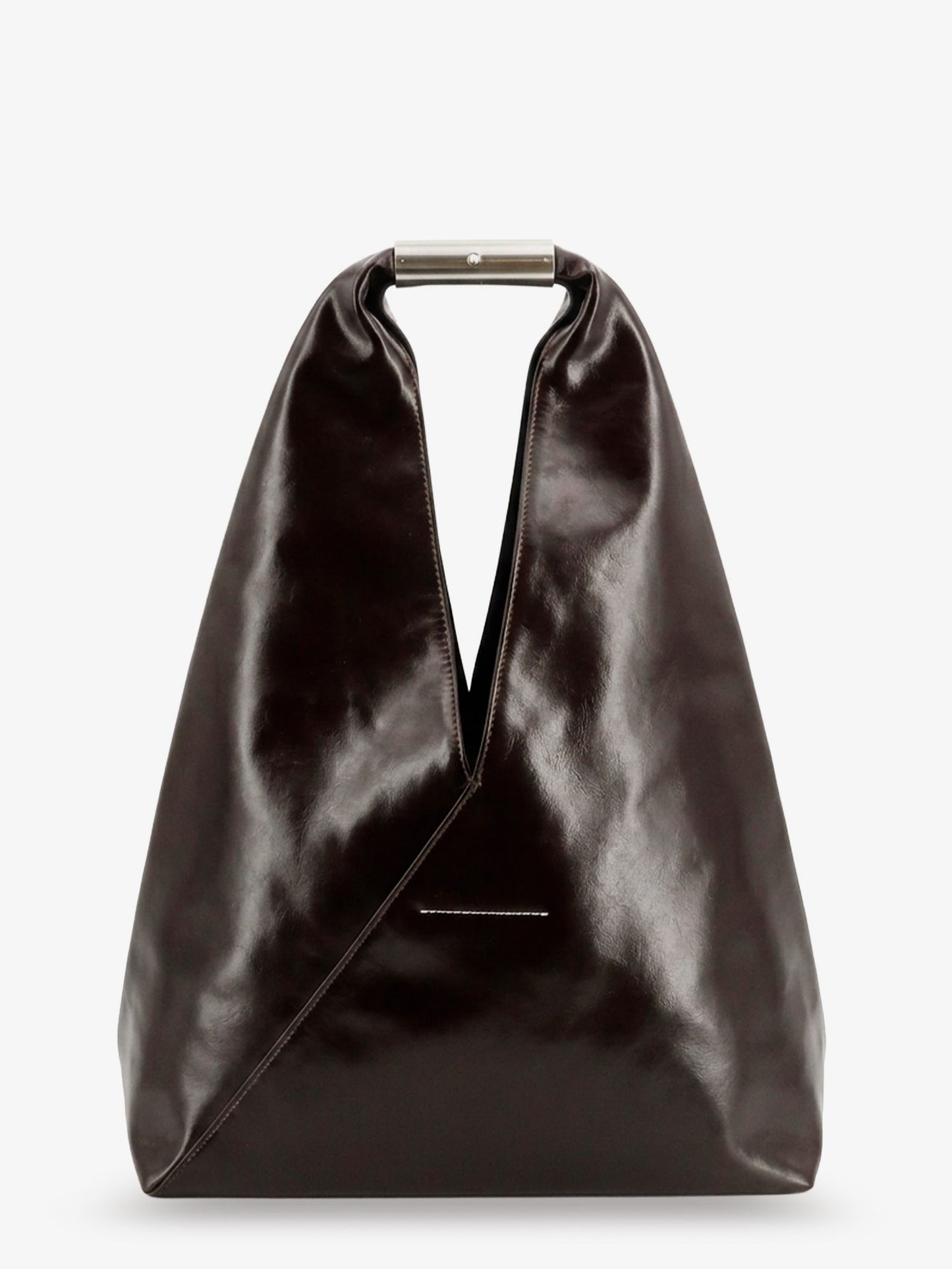 Japanese shiny leather shoulder bag