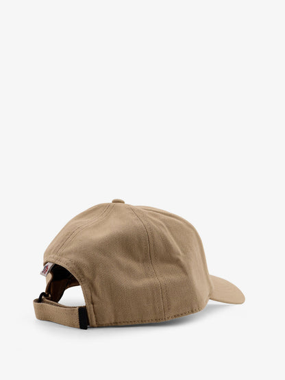Cotton hat with logo patch on the front thumbnail