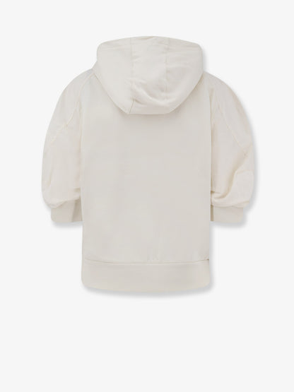 Cotton sweatshirt with nylon sleeves thumbnail