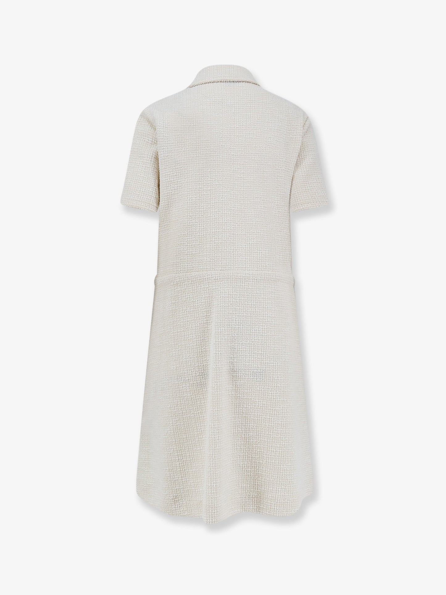 Dress with adjustable drawstring