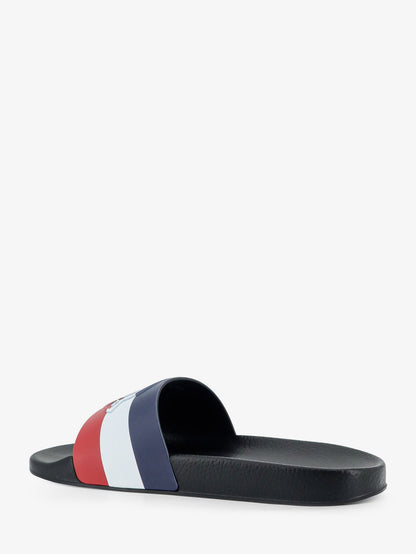 Basile rubber sandals with front logo patch thumbnail