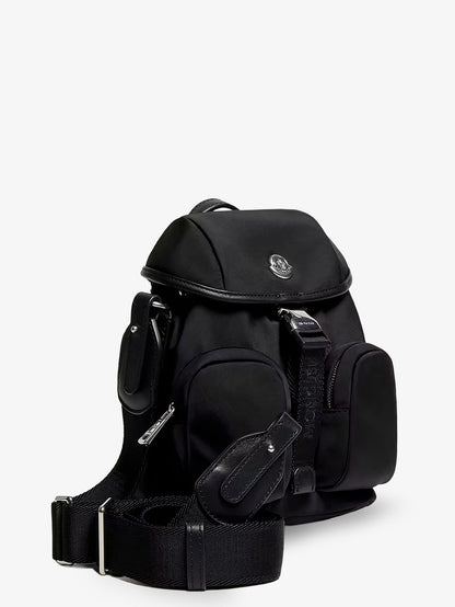 Trick nylon crossbody bag with logo patch on the front thumbnail