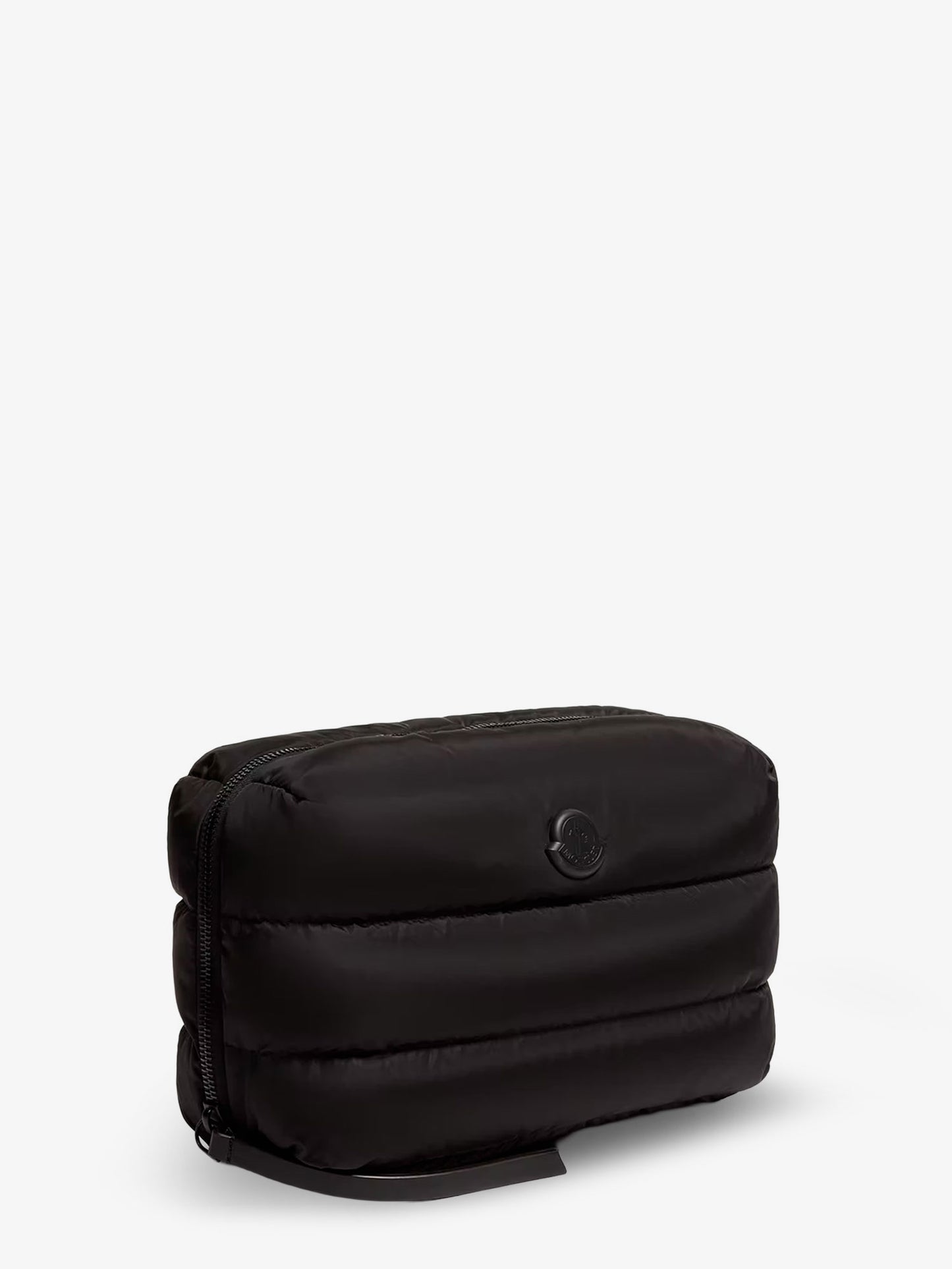 Nylon Caradoc beauty case with metal logo