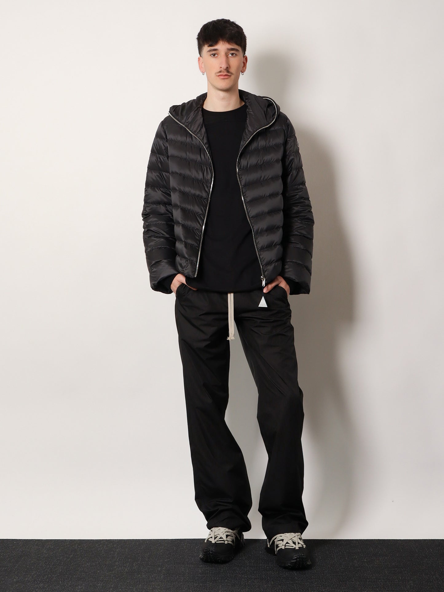 Zip Lock hooded down jacket